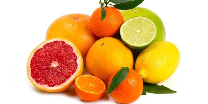 An image of a variety of citrus fruits